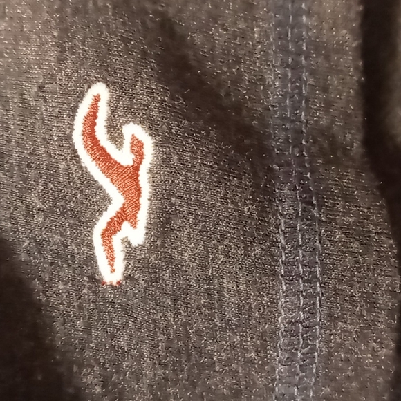 Hollister Y2k Navy Blue Soft Knit Razorback Tank Top W/ Rhinestone Center Sz Med - Picture 7 of 11